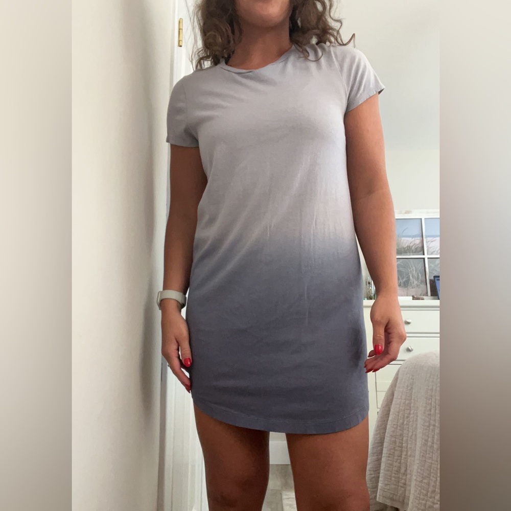 Blue Ombré Tshirt Dress